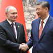 Russian President Vladimir Putin visits China Russian President Vladimir Putin shakes hands with Chinese President Xi Jinping during a meeting in Beijing, China May 16, 2024. Sputnik/Sergei Bobylev/Pool via REUTERS ATTENTION EDITORS - THIS IMAGE WAS PROVIDED BY A THIRD PARTY.